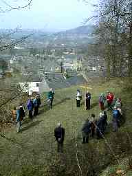 Good Friday 2002 - Church in background
