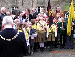 Brownies at Memorial 14 November at Settle 14 Nov 2004