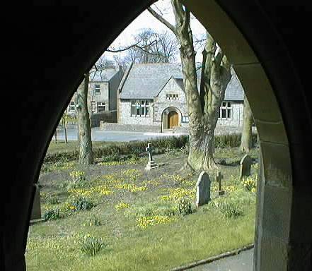 Langcliffe Institute from the Church. April 2000