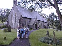 At Langcliffe Church.. They had saved some of the excellent home made teas, for us, that are served each Sunday 2.30-5pm at the village institute, opposite the church.