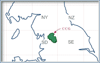 map of area covered by CCG