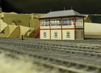 North signalbox nearly finished (apart from glazing and weathering)