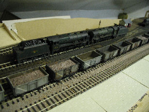 Weathered goods wagons plus locomotives